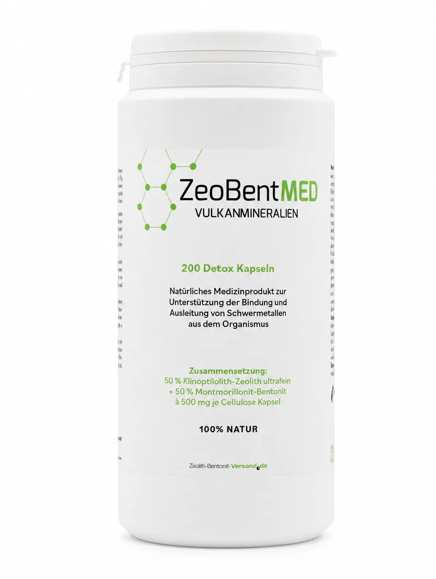 ZeoBentMED Detox-Kapseln 200 Kapseln